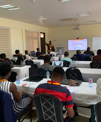 Board members and Beneficiaries at the WAXI-BRG training Program